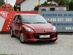 Bordowy Używany 2012 Mazda 3 Hatchback | 23 900 zł (Super Cena)