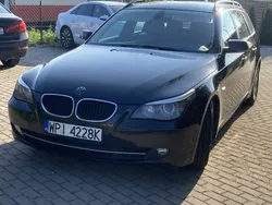 Czarny Używany 2008 BMW 520 Kombi | 26 000 zł (Dość drogi)