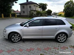 Srebrny Używany 2009 Audi A3 S-Line Hatchback | 25 000 zł (Uczciwa cena)