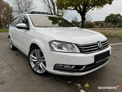 Biały Używany 2013 VW Passat Highline Kombi | 38 900 zł (Uczciwa cena)