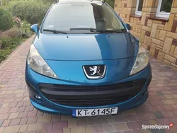 Niebieski Używany 2009 Peugeot 207 Kombi | 7900 zł (Uczciwa cena)