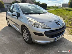 Srebrny Używany 2007 Peugeot 207 Hatchback | 8999 zł (Uczciwa cena)