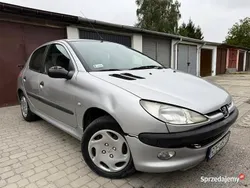 Srebrny Używany 2001 Peugeot 206 Sedan/Limuzyna | 2350 zł (Dobra cena)