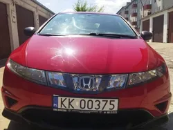 Czerwony Używany 2008 Honda Civic Hatchback | 17 900 zł (Dość drogi)