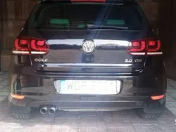 Czarny Używany 2008 VW Golf VI Highline Hatchback | 35 000 zł (Dość drogi)