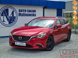 Wiśniowy Używany 2017 Mazda 6 Kombi | 58 900 zł (Dość drogi)