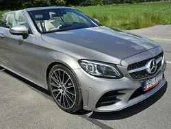Złoty Używany 2019 Mercedes C220 AMG line Kabriolet | 133 999 zł (Uczciwa cena)