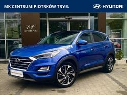 Niebieski (metalik, perła) Używany 2019 Hyundai Tucson Premium SUV | 95 900 zł (Dość drogi)