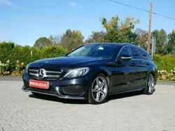Czarny Używany 2014 Mercedes C180 AMG line Kombi | 58 900 zł (Dobra cena)