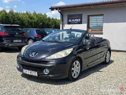 Czarny Używany 2007 Peugeot 207 CC Kabriolet | 11 490 zł (Dość drogi)