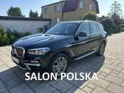 Czarny Używany 2018 BMW X3 Luxury Line SUV | 129 000 zł (Uczciwa cena)