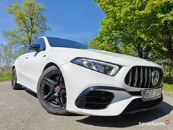 Biały Używany 2020 Mercedes A160 AMG Hatchback | 76 900 zł (Dość drogi)
