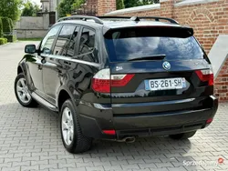 Czarny Używany 2008 BMW X3 Sport Line SUV | 27 700 zł (Uczciwa cena)