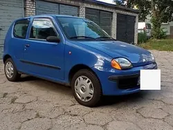 Niebieski Używany 2000 Fiat Seicento Hatchback | 4500 zł