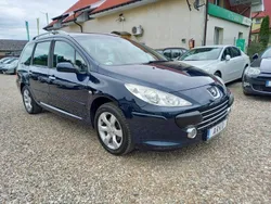 Niebieski Używany 2008 Peugeot 307 Kombi | 16 900 zł