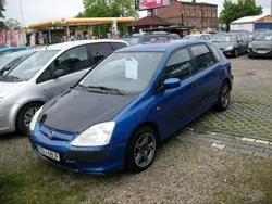 Niebieski Używany 2002 Honda Civic Hatchback | 2700 zł