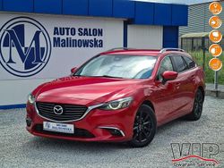 Wiśniowy Używany 2017 Mazda 6 Kombi | 52 900 zł (Dość drogi)