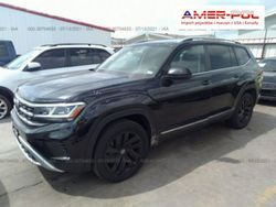 Czarny Używany 2021 VW Atlas SEL SUV | 125 000 zł