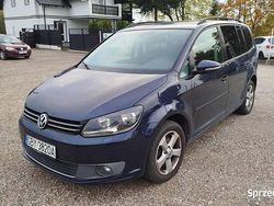 Niebieski Używany 2012 VW Touran Minivan | 27 900 zł (Dobra cena)