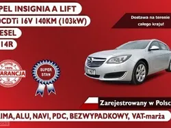 Srebrny Używany 2014 Opel Insignia Sedan/Limuzyna | 24 900 zł (Dobra cena)