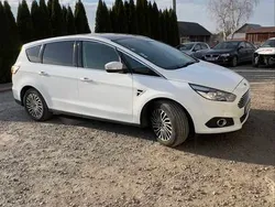 Biały Używany 2018 Ford S-MAX S Minivan | 52 500 zł (Dobra cena)