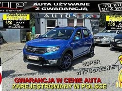 Niebieski Używany 2014 Dacia Sandero Stepway Hatchback | 25 800 zł (Uczciwa cena)