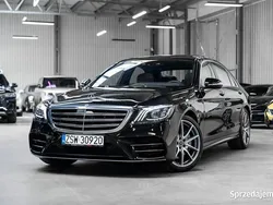Czarny Używany 2018 Mercedes S400 AMG Sedan/Limuzyna | 321 750 zł (Super Cena)