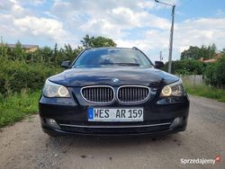 Czarny Używany 2009 BMW 525 Kombi | 29 500 zł (Dość drogi)