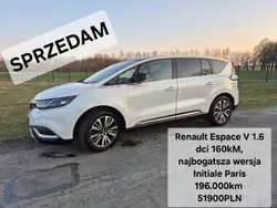 Biały Używany 2016 Renault Espace Initiale Paris Minivan | 51 900 zł (Uczciwa cena)