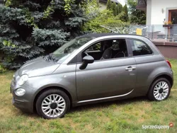 Szary Używany 2020 Fiat 500 Kabriolet | 44 600 zł (Uczciwa cena)
