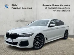 Biel alpejska Używany 2021 BMW 520 Shadowline Sedan/Limuzyna | 169 900 zł (Drogi)