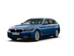 Niebieski phytonic metalizowany Używany 2021 BMW 530e Kombi | 139 900 zł (Dość drogi)