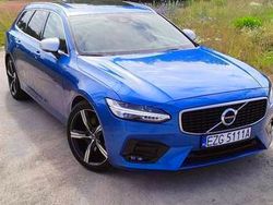 Niebieski Używany 2017 Volvo V90 R-Design Kombi | 136 900 zł (Drogi)