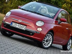 Bordowy Używany 2010 Fiat 500C Lounge Kabriolet | 22 900 zł (Dość drogi)