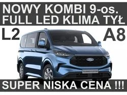 Niebieski Nowe 2024 Ford Transit Custom Kombi | 214 020 zł