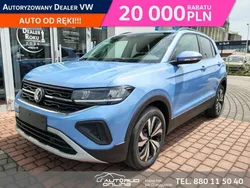 Niebieski (metalik) Nowe 2025 VW T-Cross SUV | 113 130 zł (Uczciwa cena)