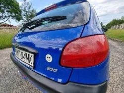 Niebieski Używany 2002 Peugeot 206 Hatchback | 4800 zł