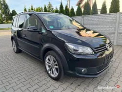 Czarny Używany 2013 VW Touran Cross Minivan | 44 300 zł