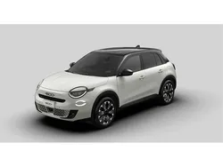 Lakier pastelowy biały gelato z dachem w kolorze czarny cinema Nowe 2025 Fiat 600 La Prima Hatchback | 117 006 zł