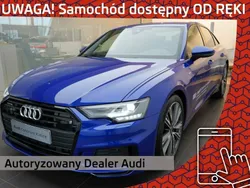 Niebieski (metalik, perła) Używany 2023 Audi A6 Sedan/Limuzyna | 199 900 zł