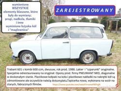 Niebieski Używany 1988 Trabant 601 Kombi | 7000 zł