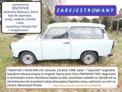 Niebieski Używany 1988 Trabant 601 Kombi | 7000 zł