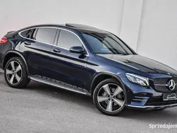 Granatowy Używany 2018 Mercedes GLC300 AMG line Coupe | 145 600 zł
