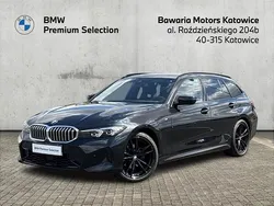 Black sapphire metallic metalizowany Używany 2022 BMW 320 Shadowline Kombi | 179 900 zł