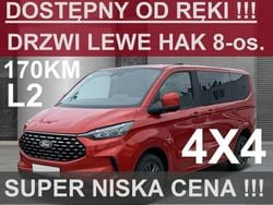 Czerwony (metalik) Używany 2024 Ford Tourneo Custom Titanium Van | 277 500 zł