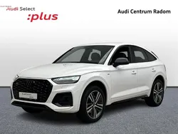 Biały Używany 2021 Audi Q5 Sportback S-Line SUV | 199 980 zł (Uczciwa cena)
