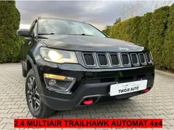 Czarny Używany 2021 Jeep Compass Trailhawk SUV | 86 900 zł (Uczciwa cena)