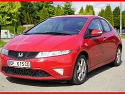 Czerwony Używany 2009 Honda Civic Hatchback | 19 900 zł (Dość drogi)