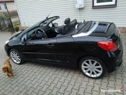 Czarny Używany 2008 Peugeot 207 CC Roland Garros Kabriolet | 8900 zł (Uczciwa cena)