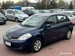 Niebieski ciemny (metalik) Używany 2008 Nissan Tiida Hatchback | 12 800 zł